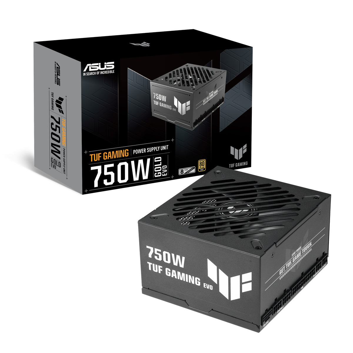 ASUS TUF Gaming 750G EVO ATX-Netzteil 750 W 80 PLUS Gold – vollmodular, ATX 3.1, 12VHPWR