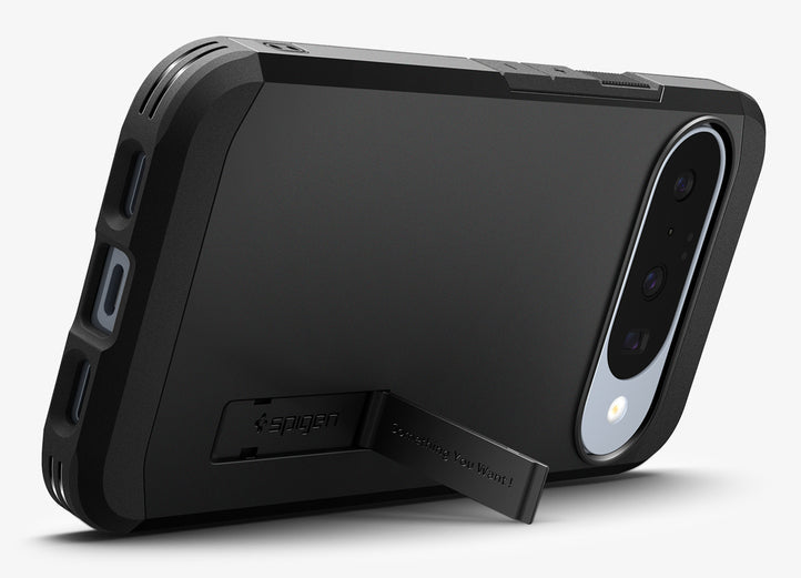 Spigen Tough Armor MagFit Rückcover – für Google Pixel 10 / Pixel 10 Pro, Schwarz, bis 1,2 m sturzsicher