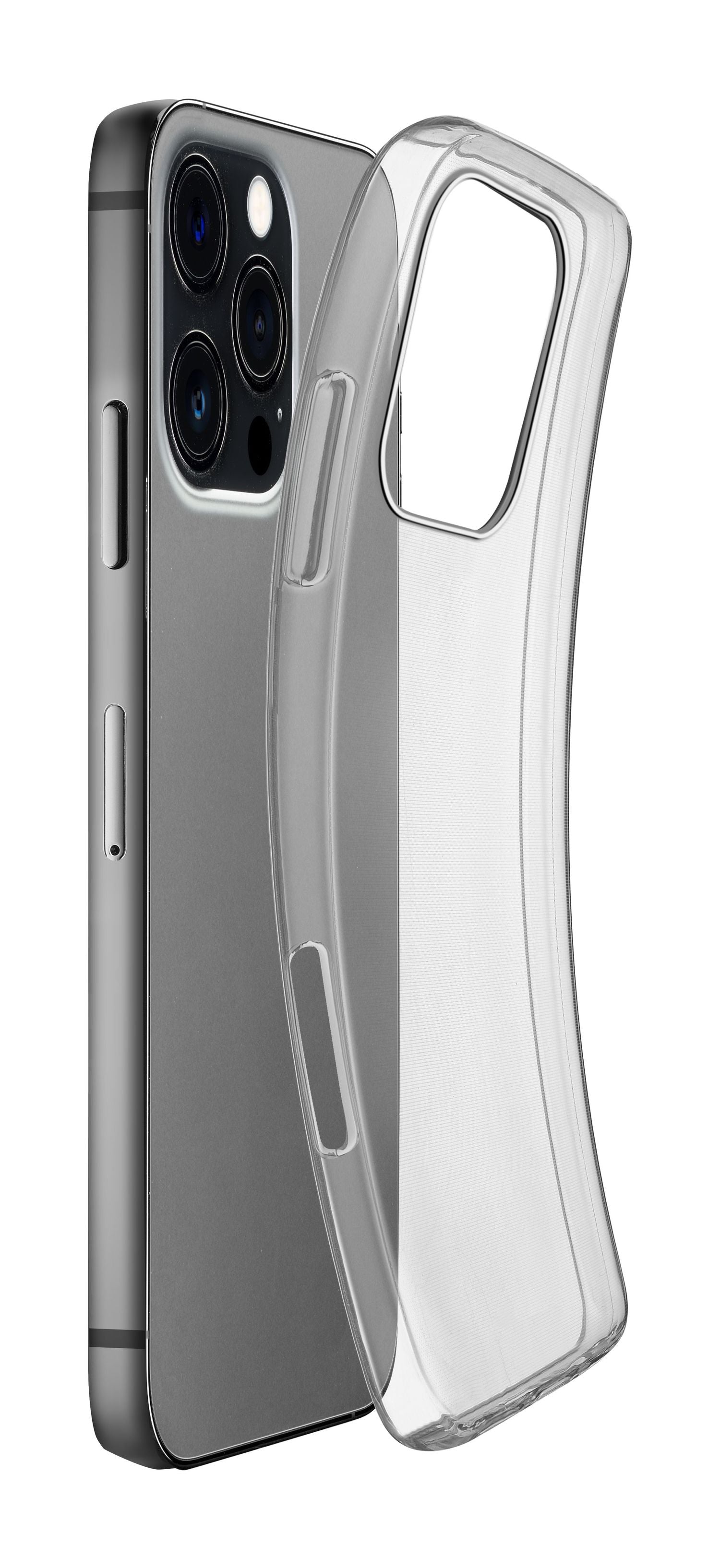 Cellularline Backcover – für Apple iPhone 16 Pro – transparent – TPU