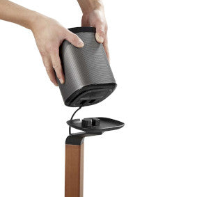 Nedis SPMT5770BN – Lautsprecher-Ständer – für Sonos One, Sonos One SL, Sonos PLAY:1 – 10 kg – schwarz