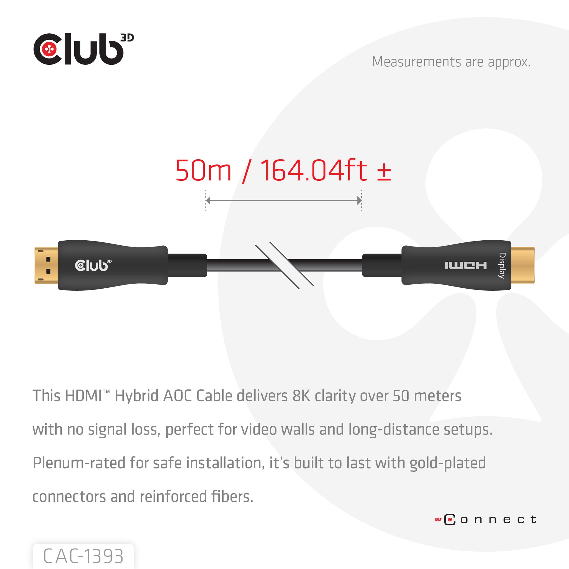 CLUB3D Club 3D HDMI-Kabel, Schwarz