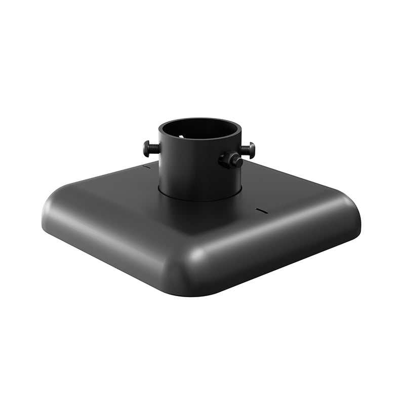 Hagor CPS – Deckenflansch, Schwarz, 205×205×87 mm