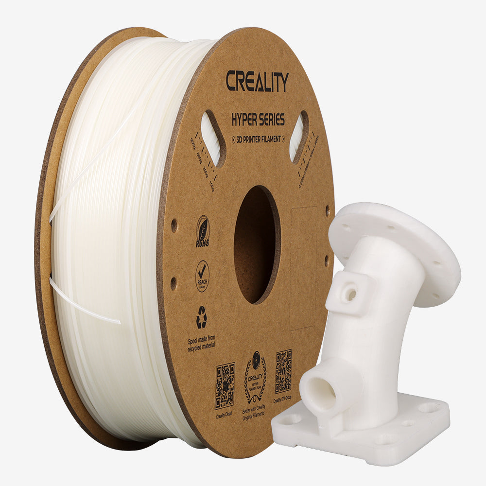 Creality 3D-Drucker-Filament Hyper ABS 1,75 mm Weiss, 1 kg – für Creality 3D, FDM-3D-Drucker