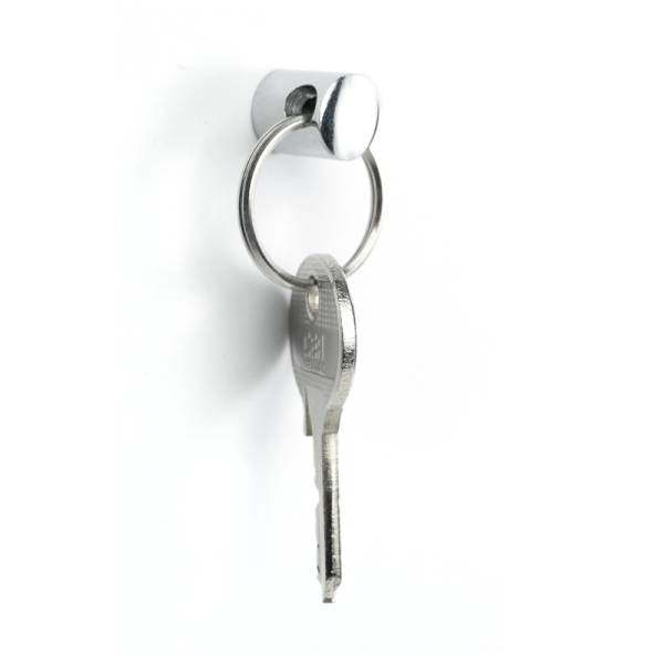 Trendform Magnetischer Schlüsselhalter RING MM2026 – superstarker Magnet, Silber, Ø 25 mm, 3er-Set