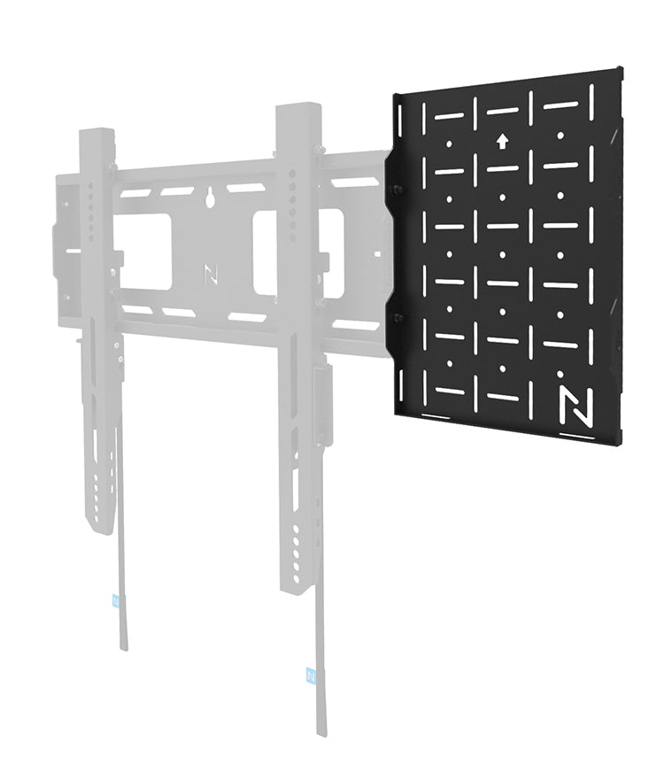 Neomounts AWL05-750BL – AV-Rack (Wandmontage), Tragkraft 10 kg, 204×25×302 mm, Schwarz
