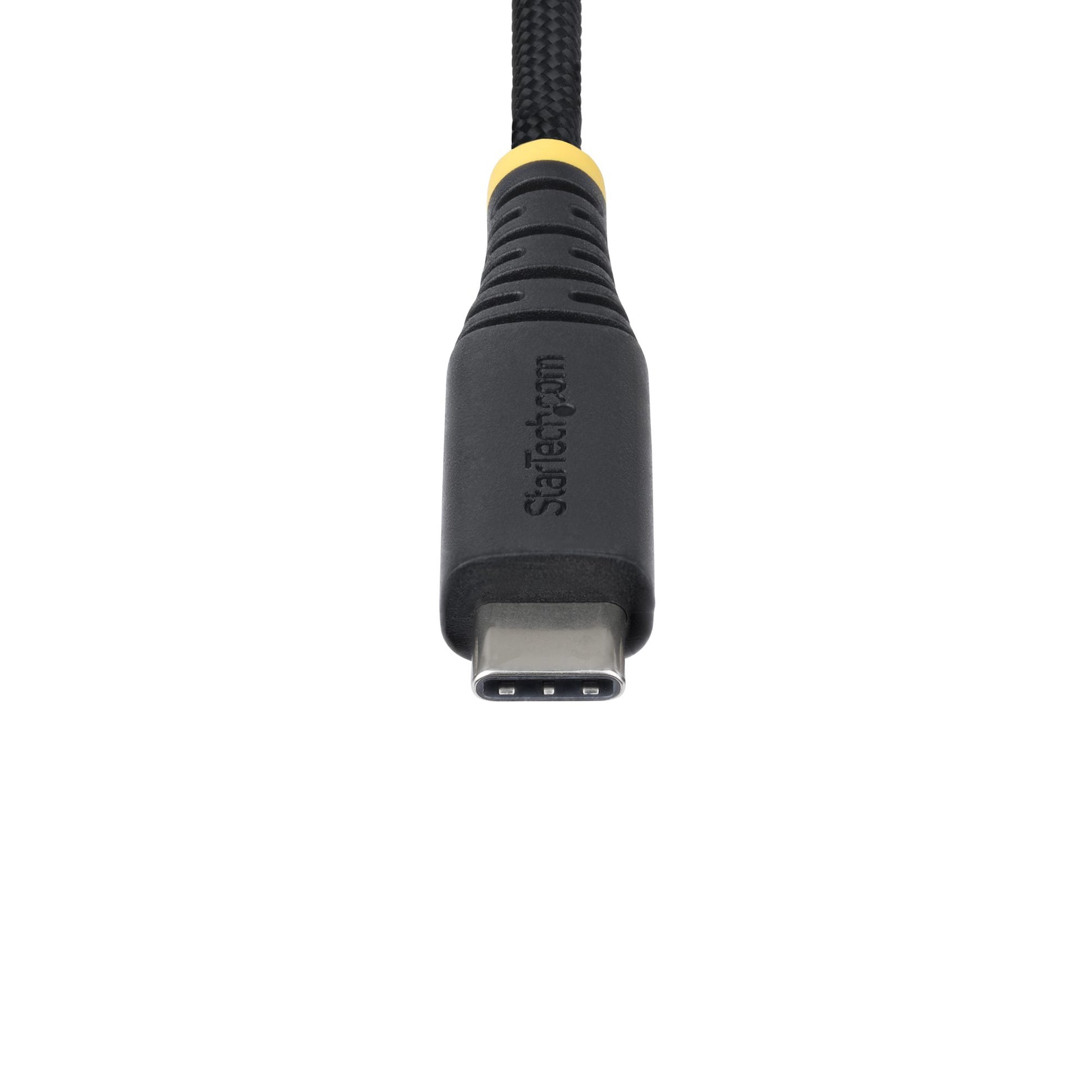 StarTech.com USB-C auf USB-C Kabel – USB 2.0 (480 Mbit/s) – 1 m – PD 240 W – Geflochten – Schwarz