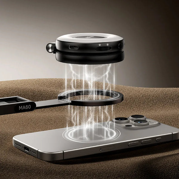 Ulanzi Tischständer, faltbar, magnetisch – für Smartphone – Violett, Aluminium/Silikon