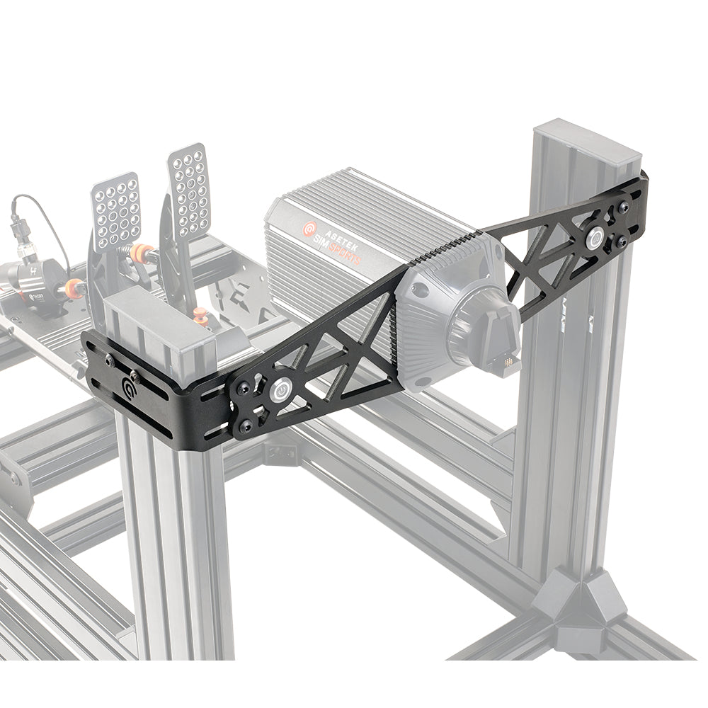Asetek SimSports – Monitorarm Tischhalterung – Schwarz – für Asetek SimSports Direct Drive Wheelbases