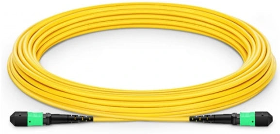 Nvidia MFP7E30-N030 LWL-Patchkabel – MPO12 APC zu MPO12 APC, Singlemode, 30 m, Gelb