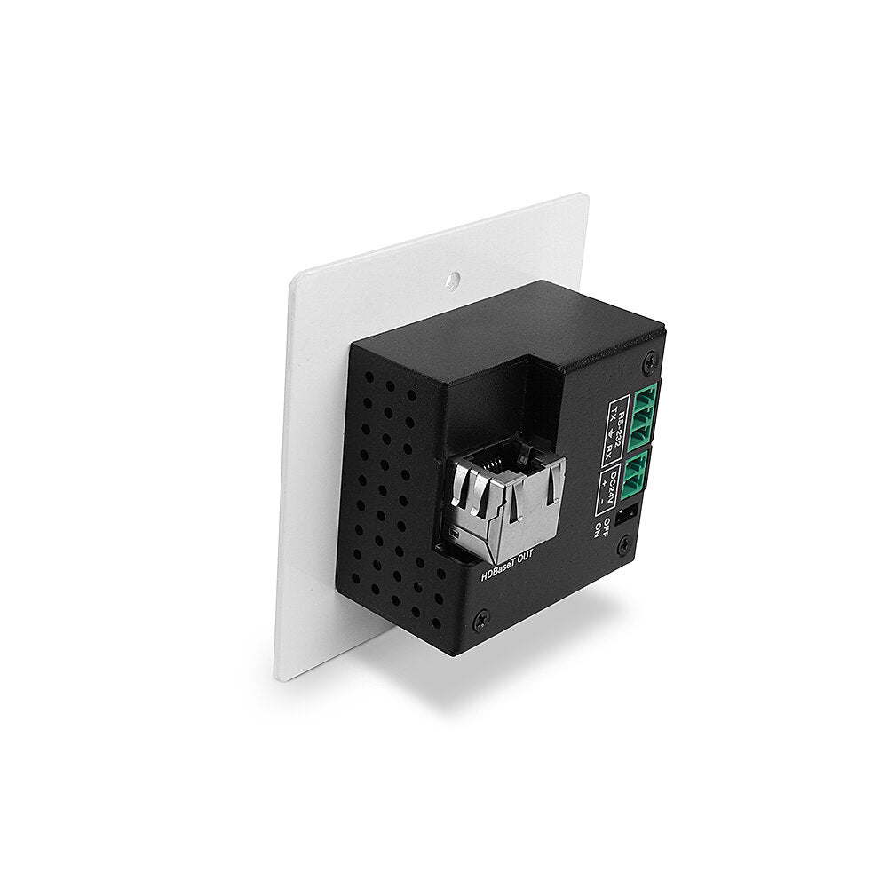 Lindy HDBaseT-Transmitter (EU-Wanddose), HDMI, 4K60, bis 70 m, IR/RS-232