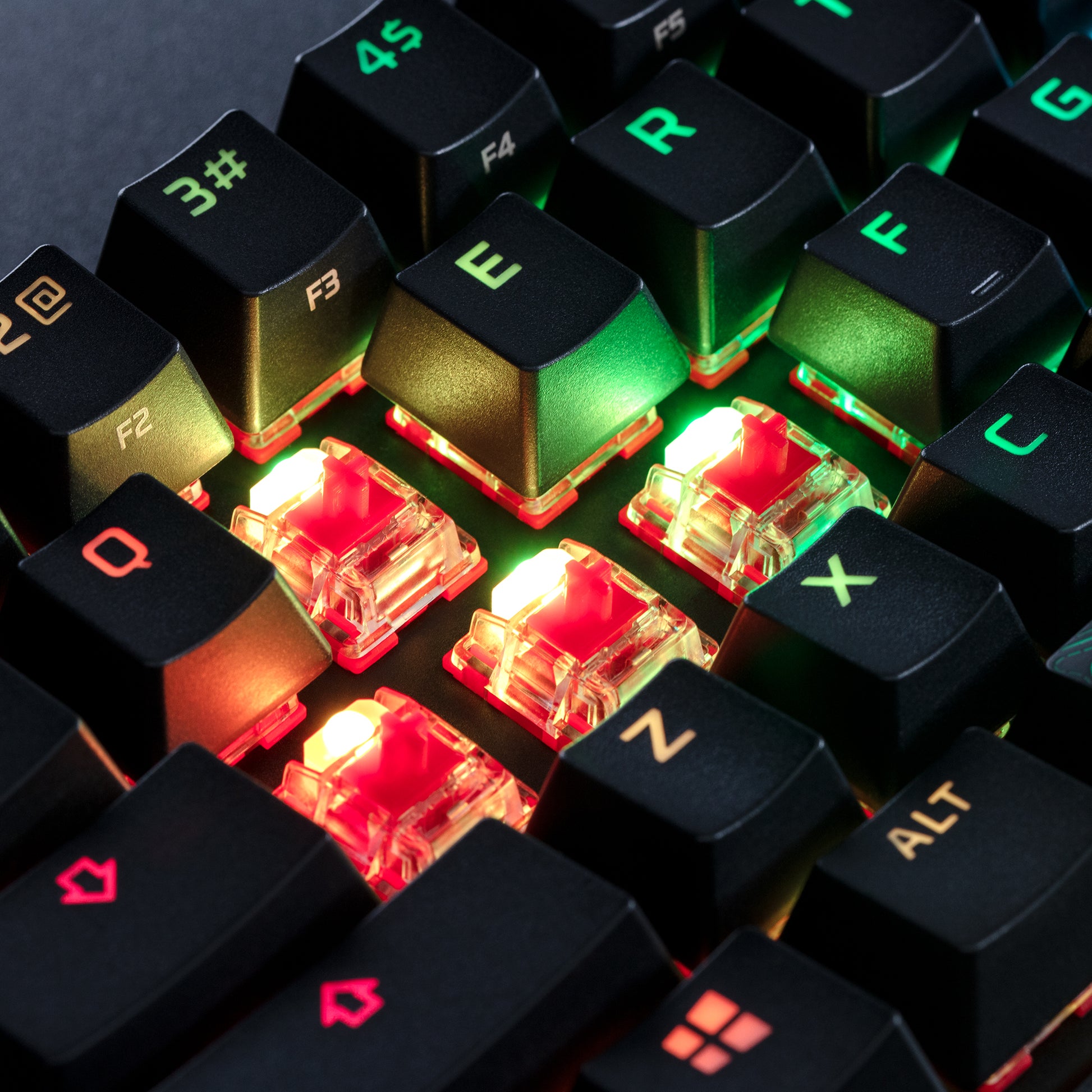 HyperX Alloy Origins 60 – Gaming-Tastatur 60% – Mechanisch (HyperX Red), Kabelgebunden, RGB, QWERTY (US-INT)