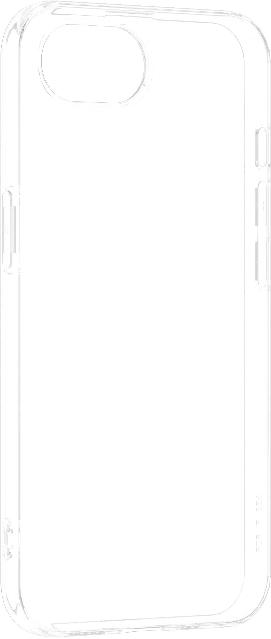 eSTUFF INFINITE Vienna Backcover – für Apple iPhone, TPU (recycelt), Transparent