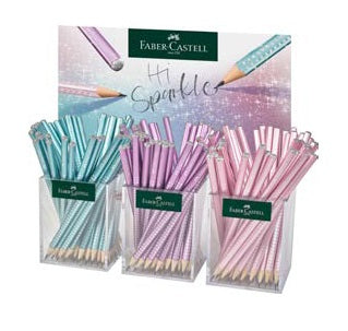 Faber-Castell Bleistift, Dreikant, B, Mine Ø 2 mm, farbig sortiert