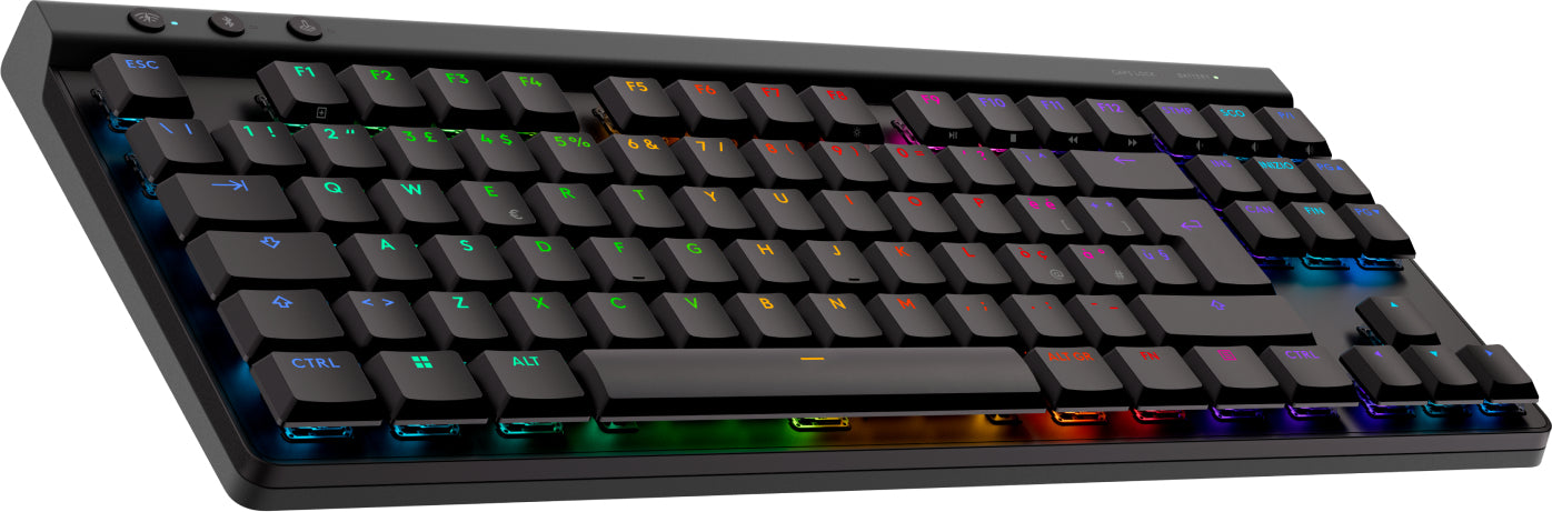 Logitech G G515 LIGHTSPEED TKL – Gaming-Tastatur – USB + RF + Bluetooth, Mechanisch, RGB, Schwarz