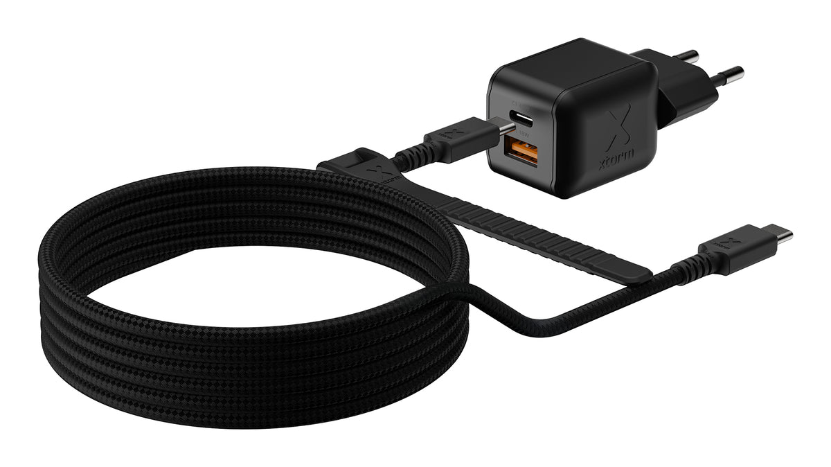 Xtorm XECNG451 USB-Ladegerät 45 W – USB-C×1, USB-A×1 – PD, QC 3.0, GaN
