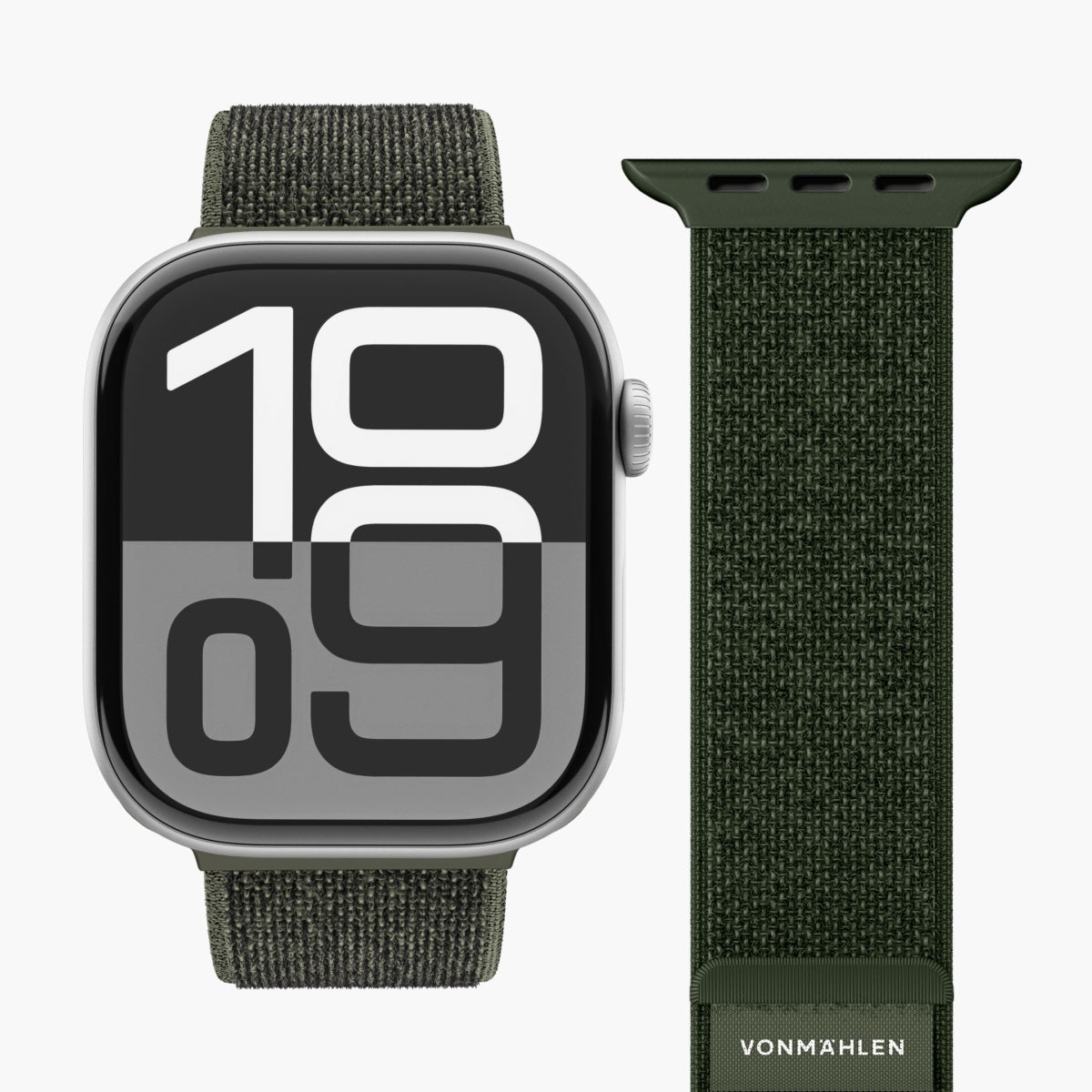 Vonmählen Fitness Loop 2 – Olive, für Apple Watch 40/41/42 mm