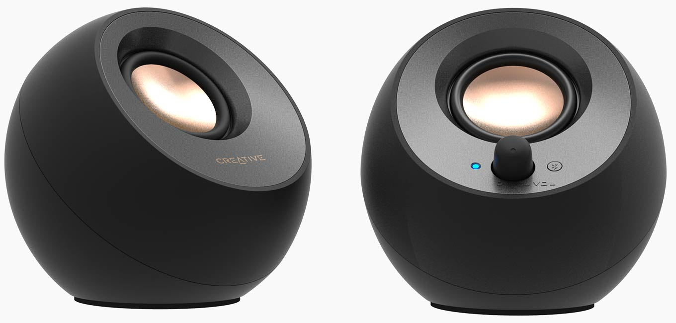 Creative Labs Pebble V3 – PC-Lautsprecher – 2.0, 8 W, USB-C, Schwarz