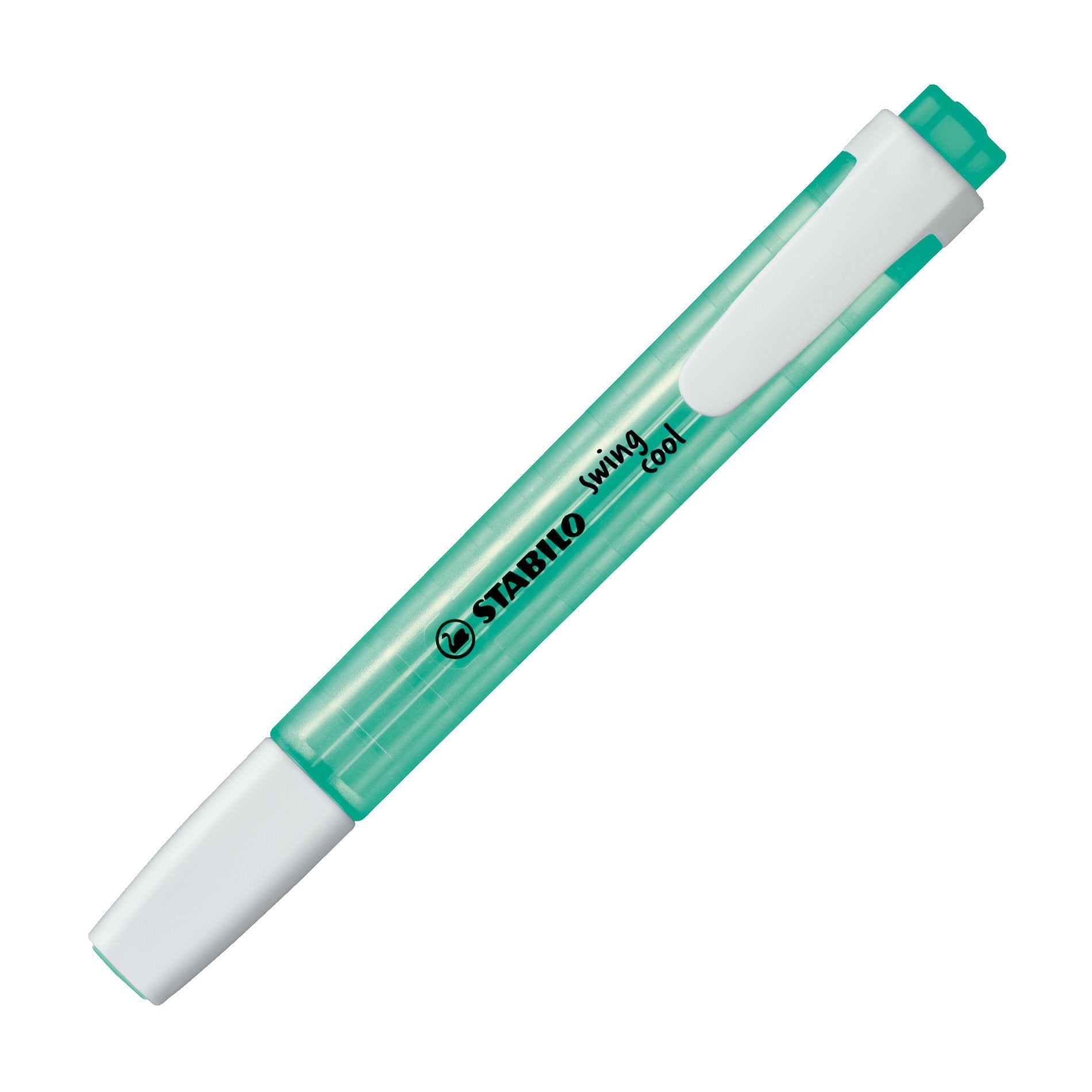 STABILO Swing Cool Textmarker türkis – Keilspitze, 1–4 mm