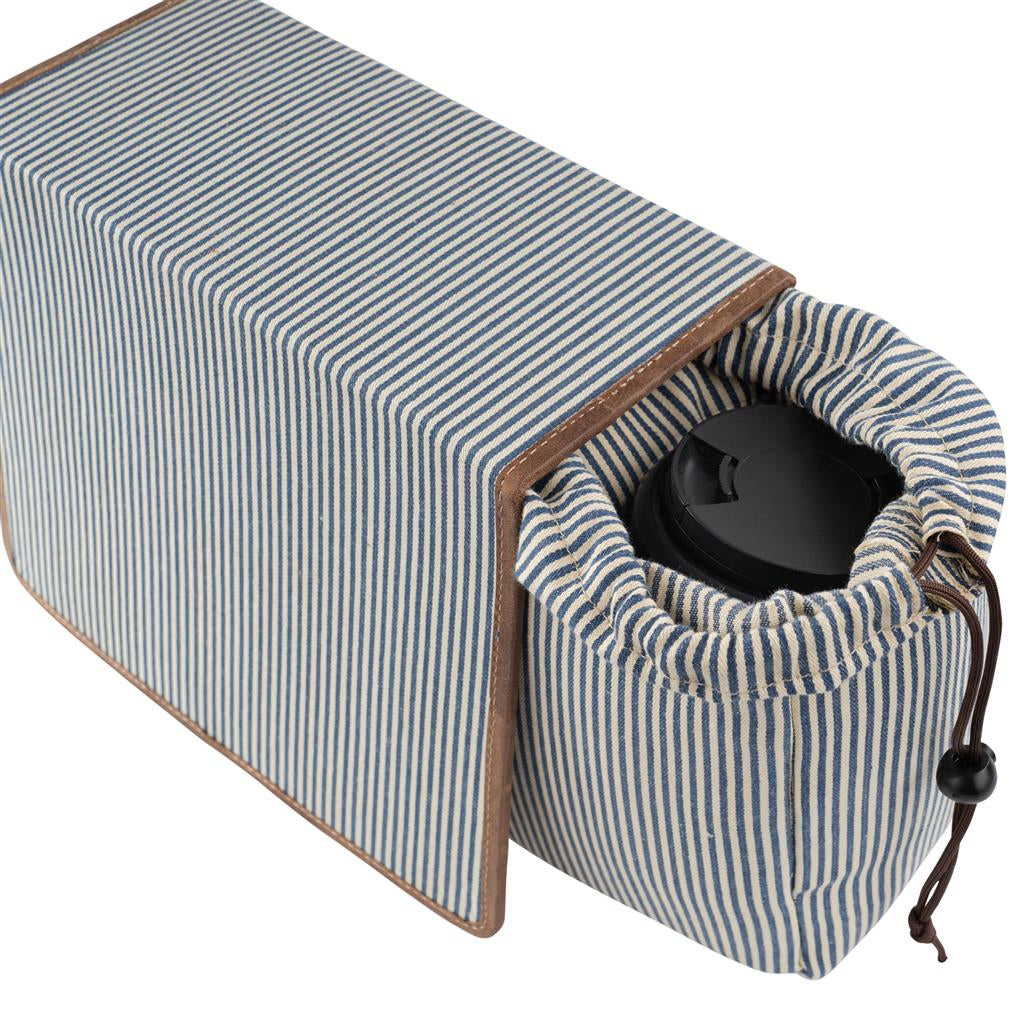 Dörr Kamerarucksack Kapstadt – 170 × 430 × 320 mm, 20 l – Herausnehmbares Kamerafach – Leder, Cognac