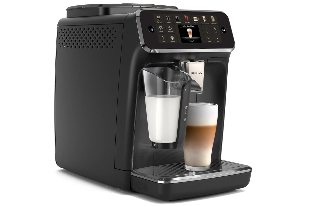 Philips 4400 Serie EP4441/50 Kaffeevollautomat – 1,8 l, 275 g Bohnenbehälter, 15 bar, Milchaufschäumer