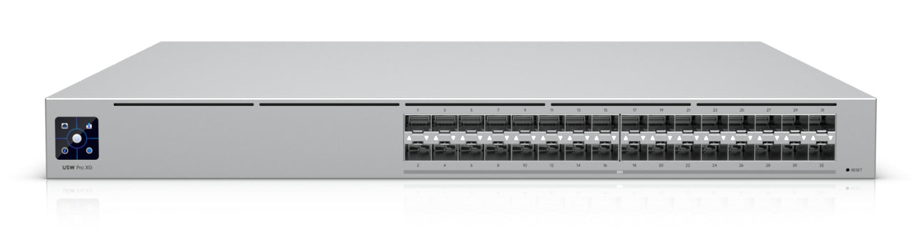 Ubiquiti UniFi Pro XG Aggregation – Managed L2/L3 Switch – 32× SFP28, 19", 1U