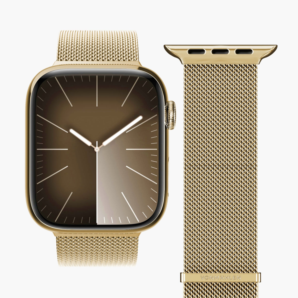 Vonmählen Milanese Loop 2 – Edelstahl Gold, für Apple Watch 40/41/42 mm