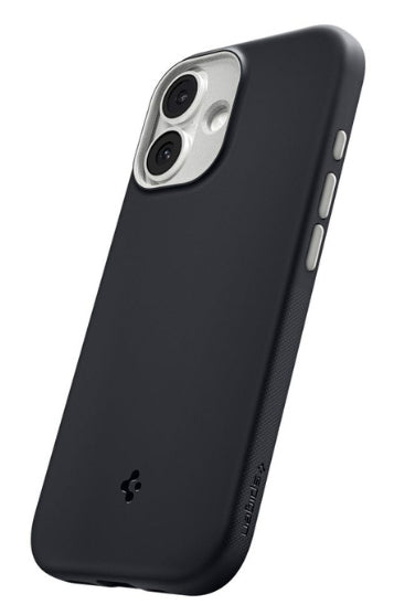 Spigen Ultra Hybrid MagFit Backcover – für Apple iPhone 17, PC+TPU, Transparent/Weiss, bis 1,2 m Sturzsicher