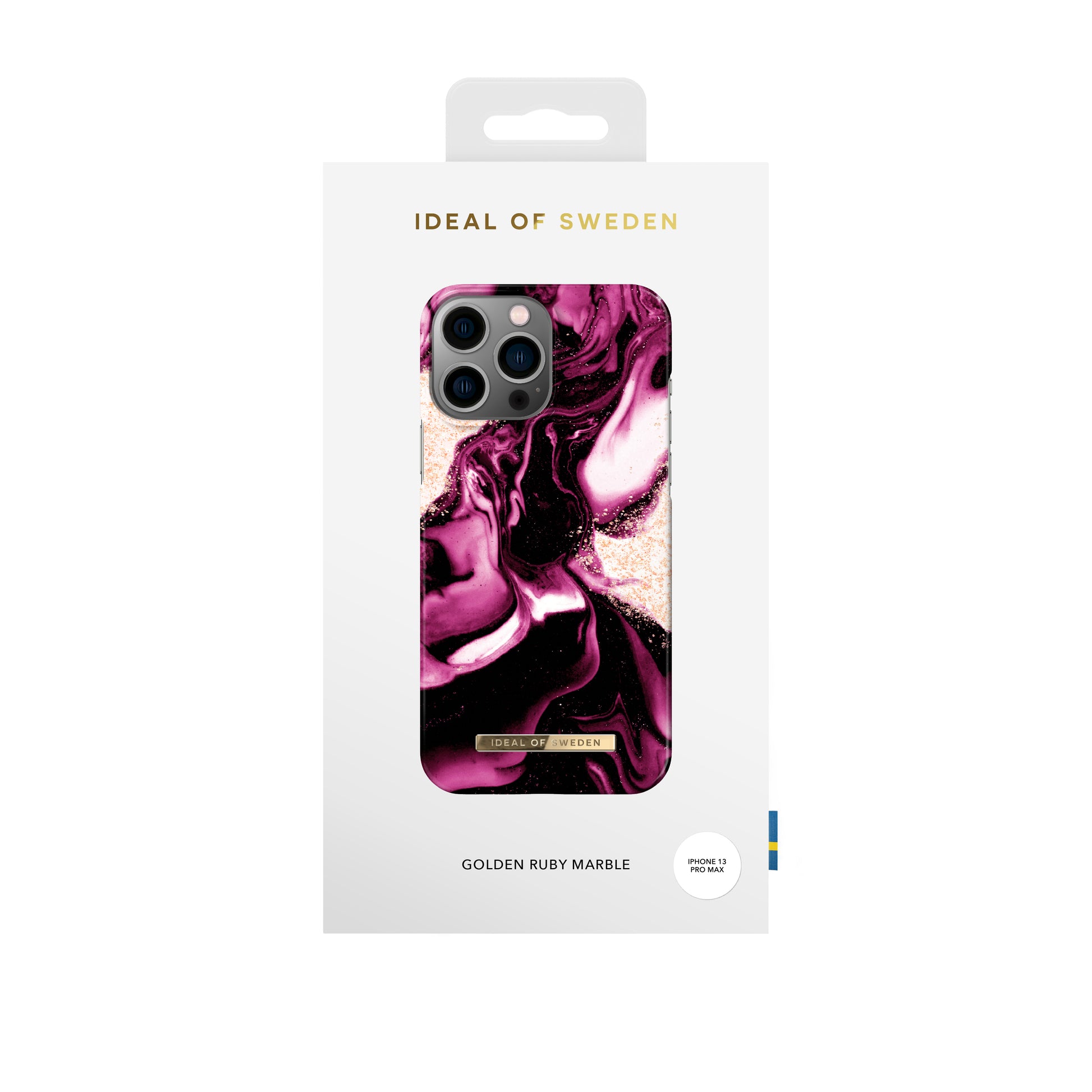 Ideal of Sweden – Backcover – für Apple iPhone 13 Pro Max – Golden Ruby Marble
