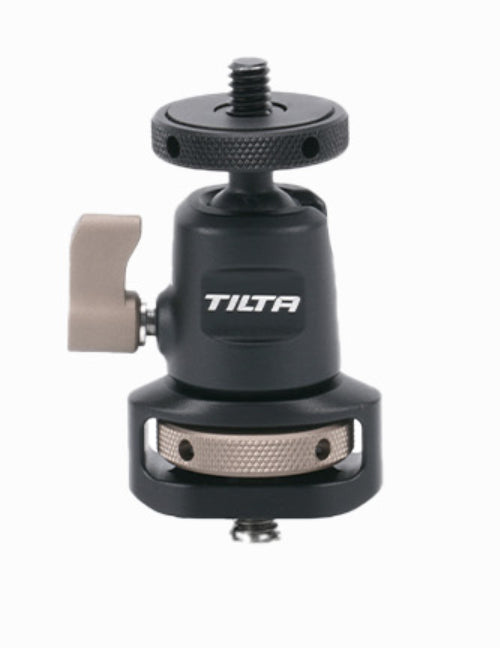 Tilta TA-MBH-1420-B Kugelkopf – 1,5 kg Traglast, 360° Pan, Stativgewinde 1/4" – für diverse Systeme – Schwarz