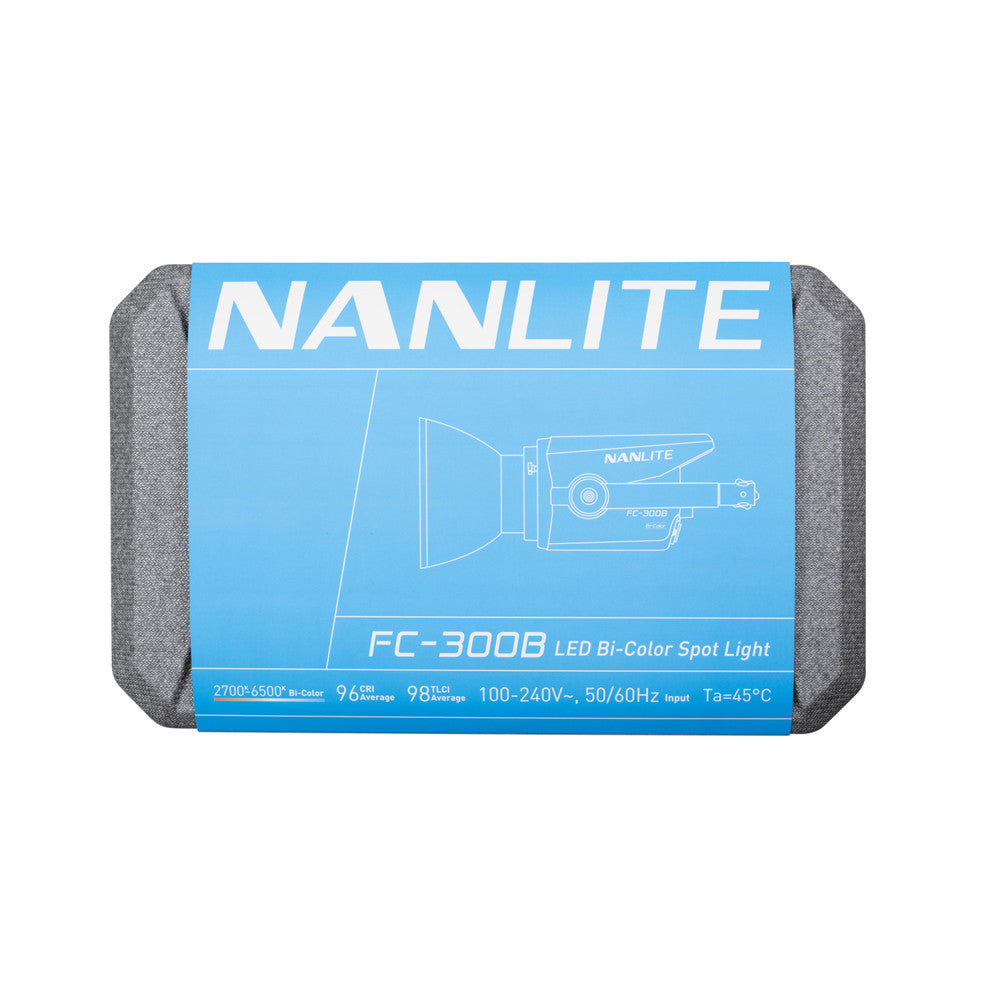 Nanlite FC-300B Bi-Color LED-Panel – 300 W, 2700–6500 K, CRI 96, TLCI 98, dimmbar