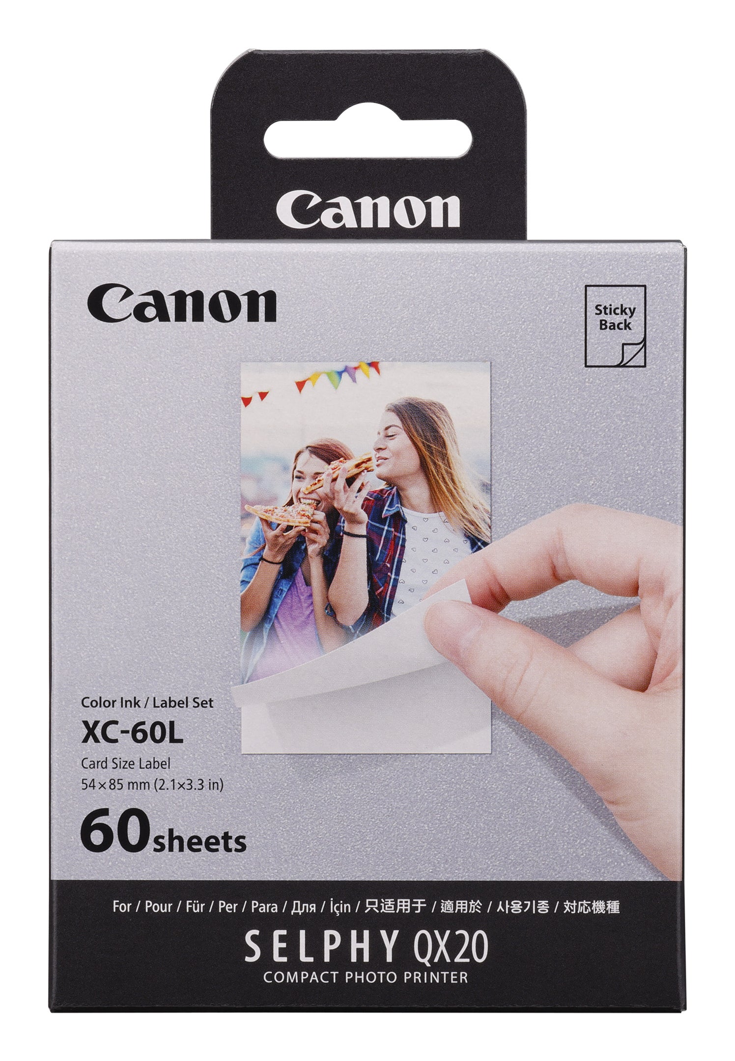 Canon XC-60L Farbtinte/Kleberset – 54 × 85 mm