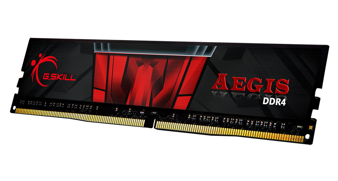 G.Skill Aegis F4-3200C16D-32GIS – Arbeitsspeicher – 32 GB (2×16 GB), DDR4, 3200 MHz, CL16, 288-poliger DIMM, 1,35 V