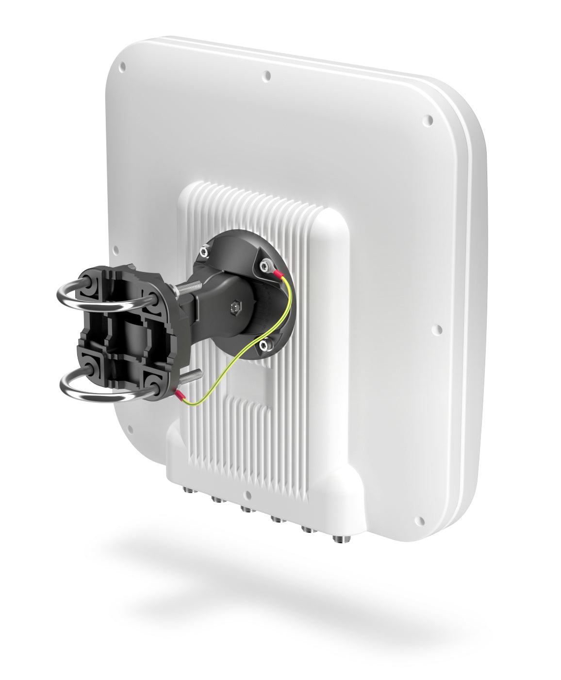 QuWireless QuSector 15V-35-4 – Richtantenne, 2,4–2,5/5–7,125 GHz, 15 dBi, N-Buchse, IP67, Weiss
