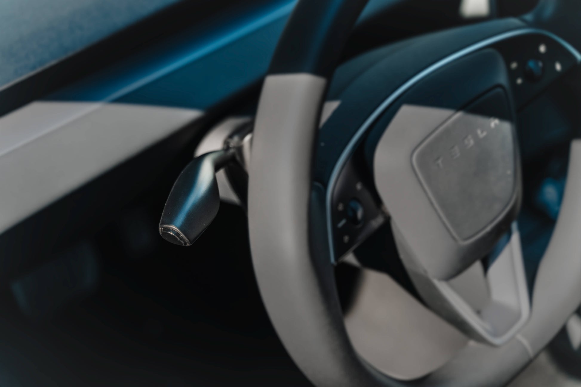 Enhance Schalthebel rechts – für Tesla S & X – schwarz – 1 Stk.