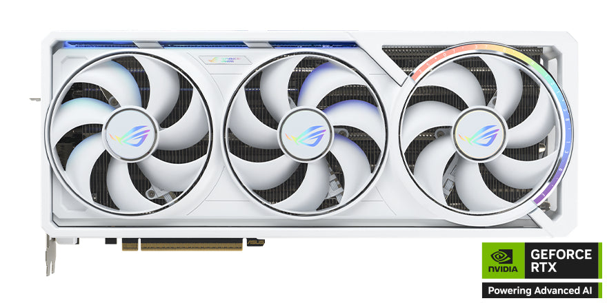 ASUS ROG ASTRAL RTX5090 O32G WH – PCIe Grafikkarte – 3×DisplayPort, 2×HDMI, PCIe 5.0, 32 GB GDDR7, 1×16‑Pin