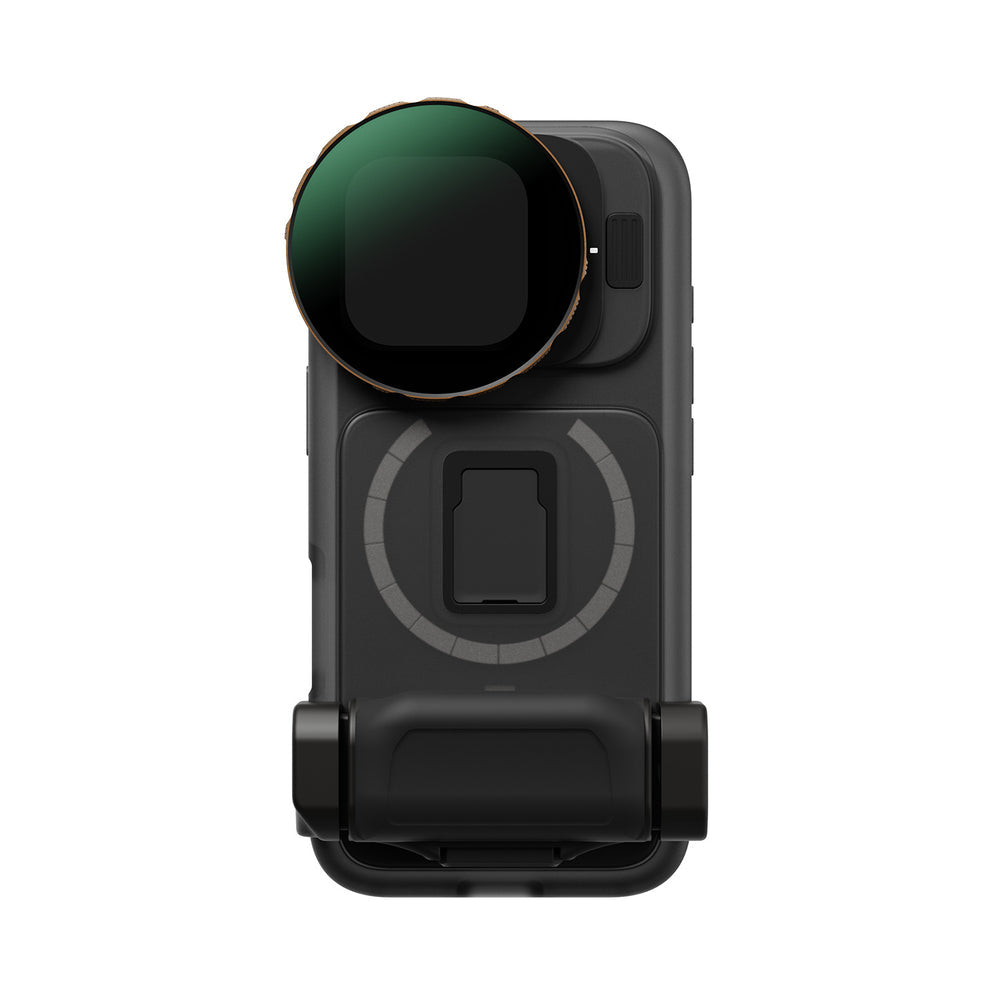 PolarPro BaseCase IP16 MAX MagSafe – für iPhone 16 Pro Max, Schwarz, Nylon/PU, mit Trageschlaufe
