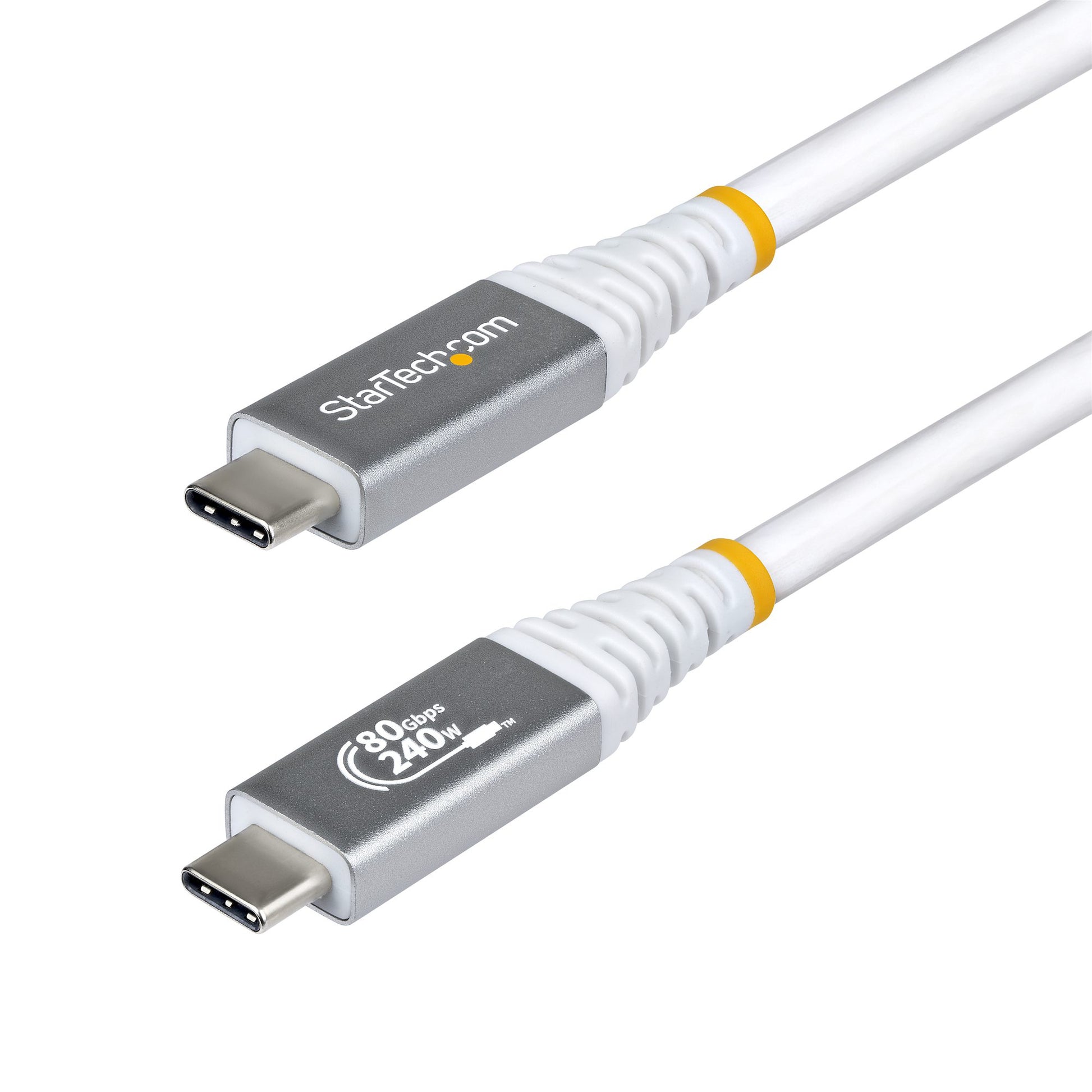 StarTech.com USB-C auf USB-C Kabel – USB4 80 Gbit/s – 1,5 m – PD 240 W – 8K/120 – USB-IF zertifiziert