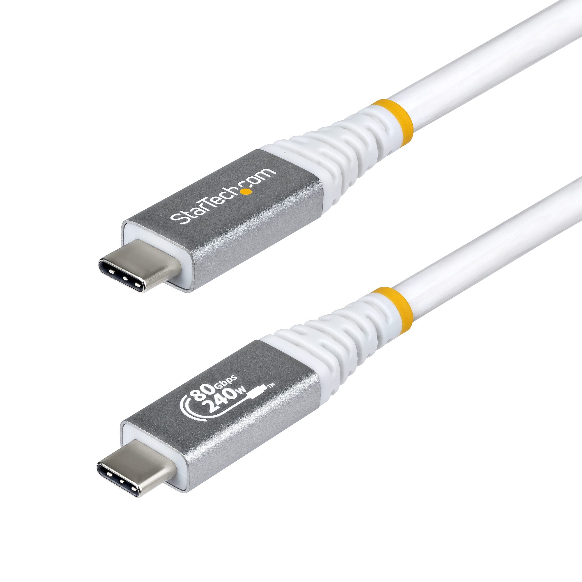 StarTech.com USB-C auf USB-C Kabel – USB4 80 Gbit/s – 1,5 m – PD 240 W – 8K/120 – USB-IF zertifiziert