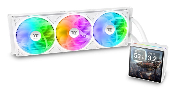 Thermaltake TH360 V3 Ultra ARGB Sync – AIO-Wasserkühlung – 360 mm, 3×120 mm, für LGA 1700, AM5, AM4 und andere