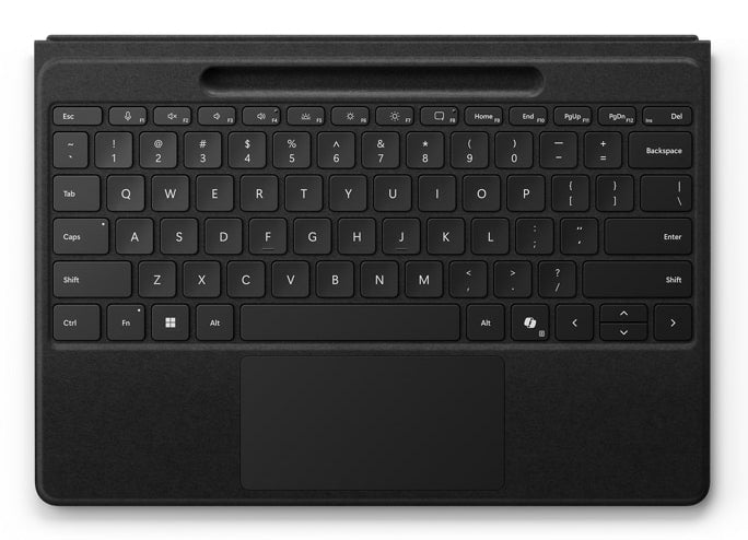 Microsoft Surface Pro Flex – Surface Pro 8, Surface Pro 9, Surface Pro 10 for Business, Surface Pro 11th Edition, AZERTY (Französisch), Touchpad, Schwarz