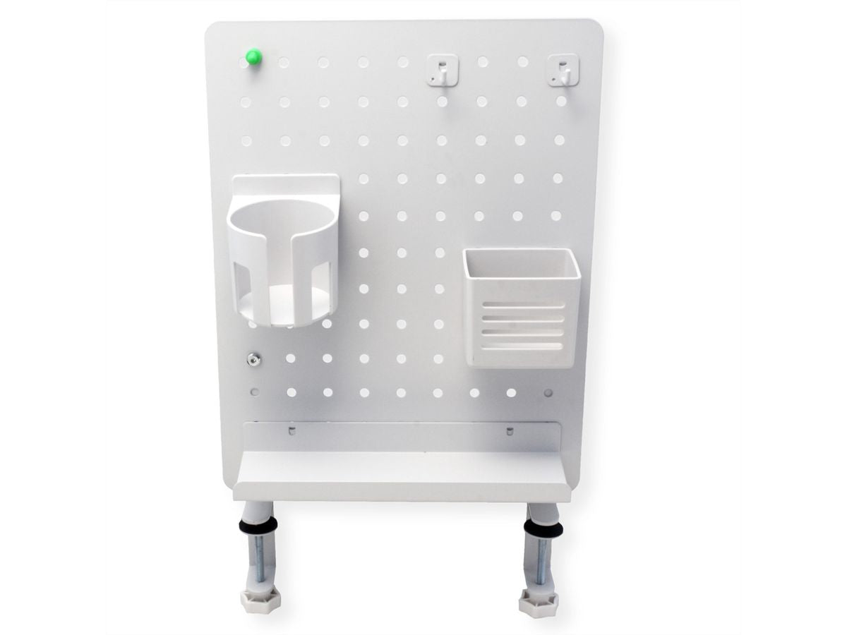 VALUE 17.99.0098 Ablageschale – weiss, Kunststoff/Stahl, B 420 × H 477 × T 99 mm