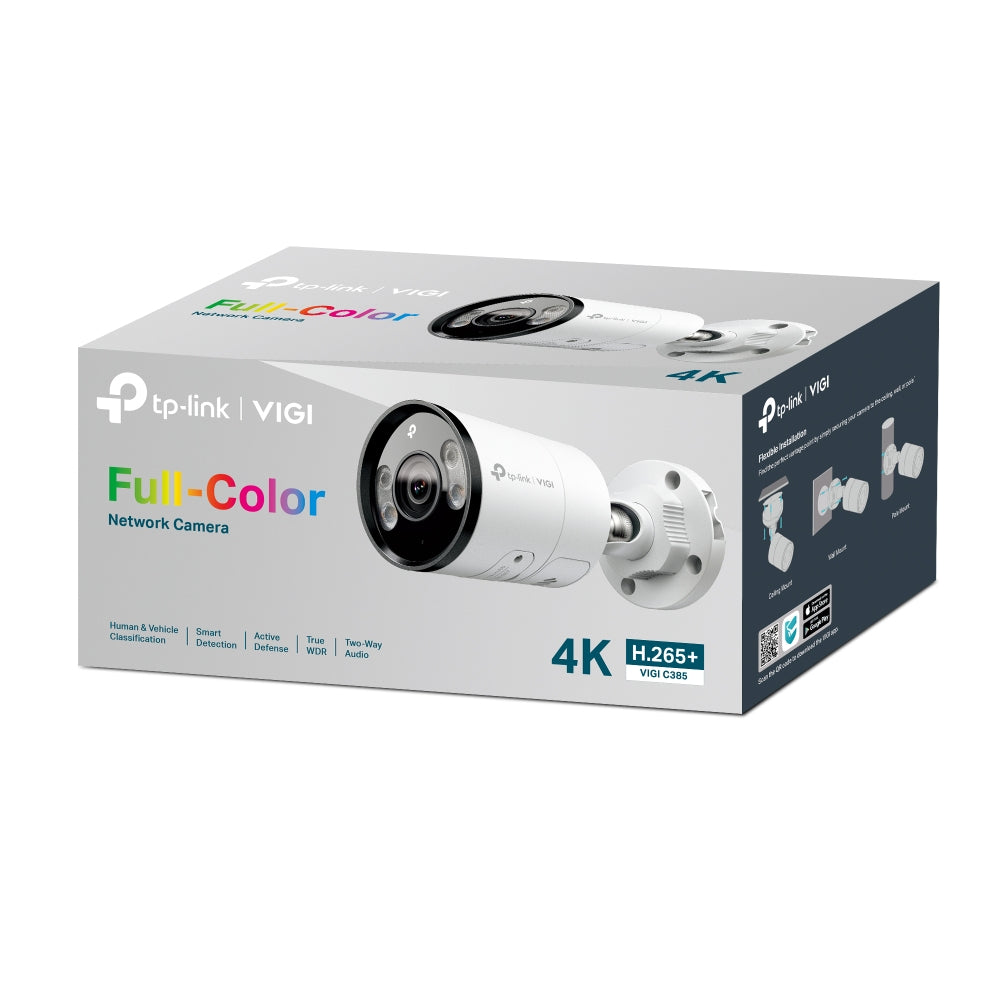 TP-Link VIGI C385 Bullet – 4K – 2,8 mm – PoE – IP67