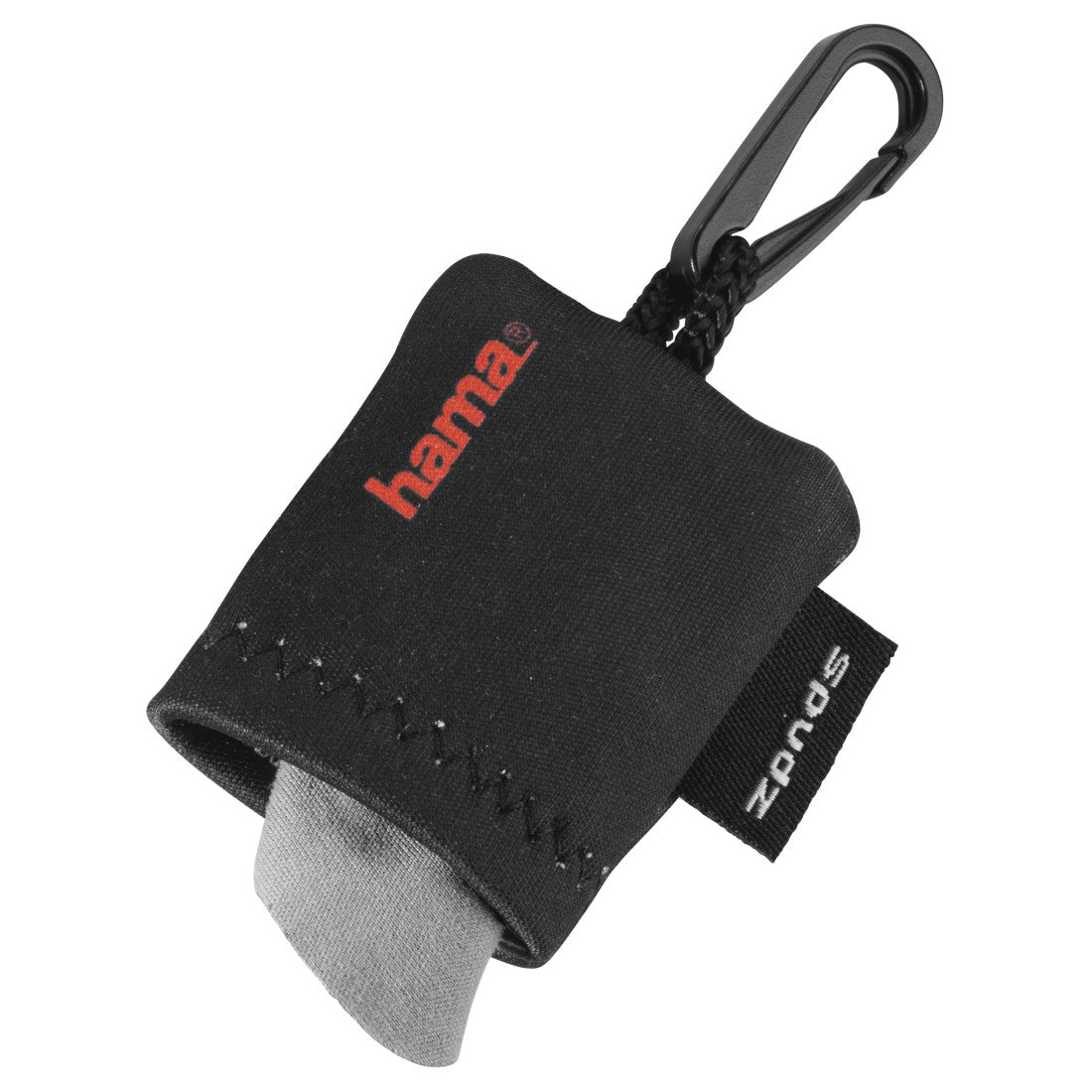 Hama Mikrofasertuch – Schwarz – 15 × 15 cm – 1 Stk.