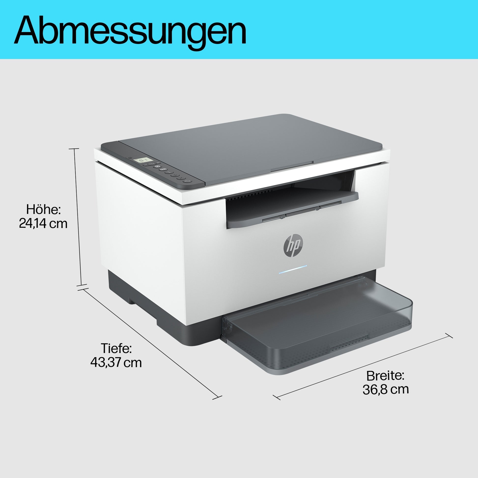 HP Laserjet Mfp M234Dw Drucker – SW Laser Multifunktionsdrucker, A4, 3-in-1, Duplex, ADF, WLAN/LAN, AirPrint