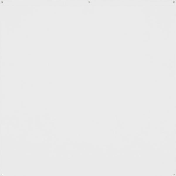 Westcott X-Drop Pro Hintergrundstoff – 2438 × 2438 mm, Polyester, mit Tragetasche – Weiss