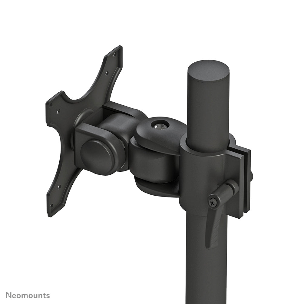 Neomounts Monitorarm, Dual, Tischdurchführung, bis 27", VESA 75 × 75/100 × 100 mm, 6 kg, drehbar, schwarz