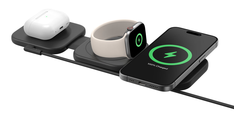 Belkin BOOST CHARGE PRO Ladegerät – 15 W, Qi2, 3-in-1, magnetisch