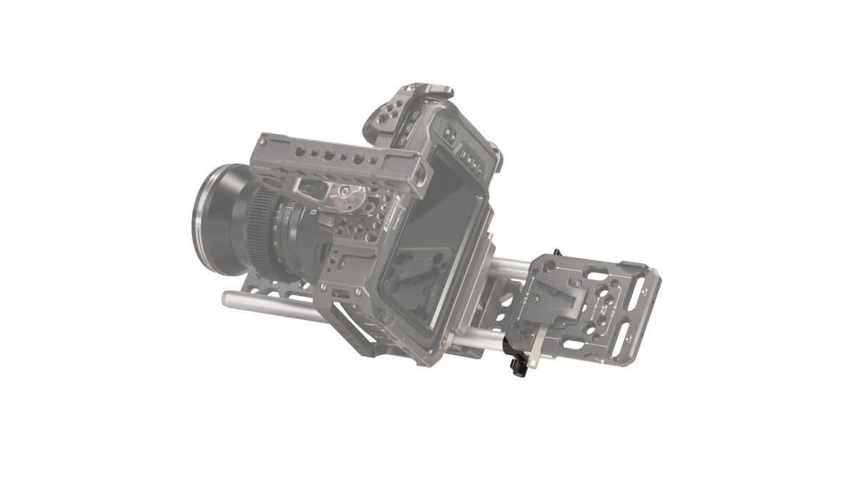 Tilta TA-MBP-RA Stangenklemmen-Adapter – 75 × 62.5 × 100 mm – für Mini V-Mount Akkuplatte