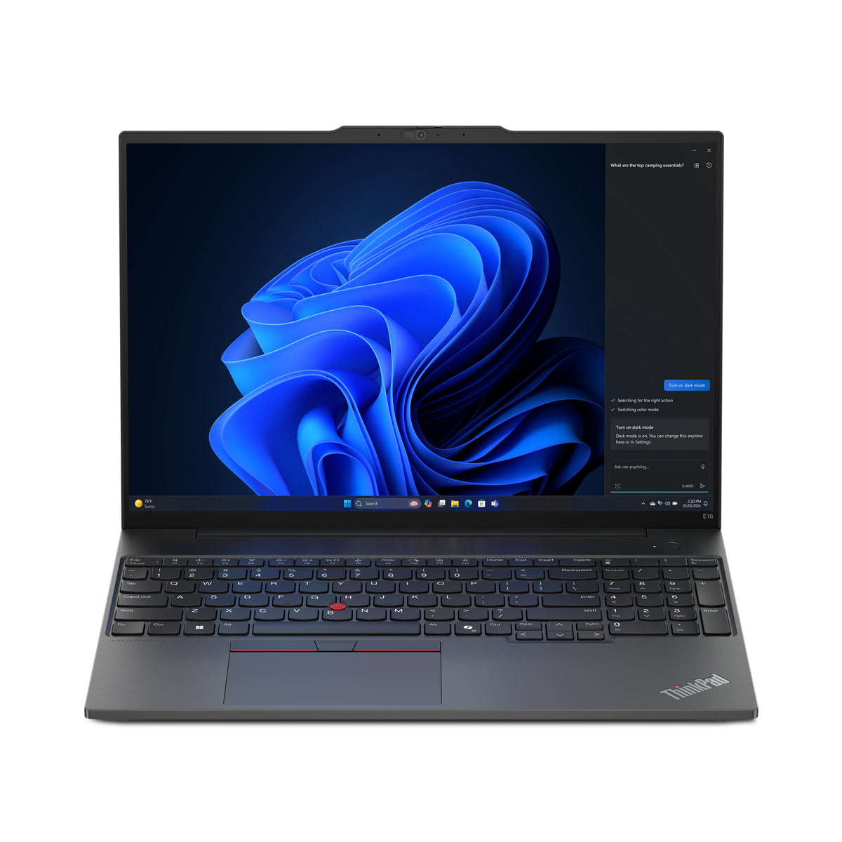 Lenovo ThinkPad E16 Gen 2 – 16" WUXGA, Ryzen 5 7535HS, 8 GB, 256 GB SSD, Win 11 Pro