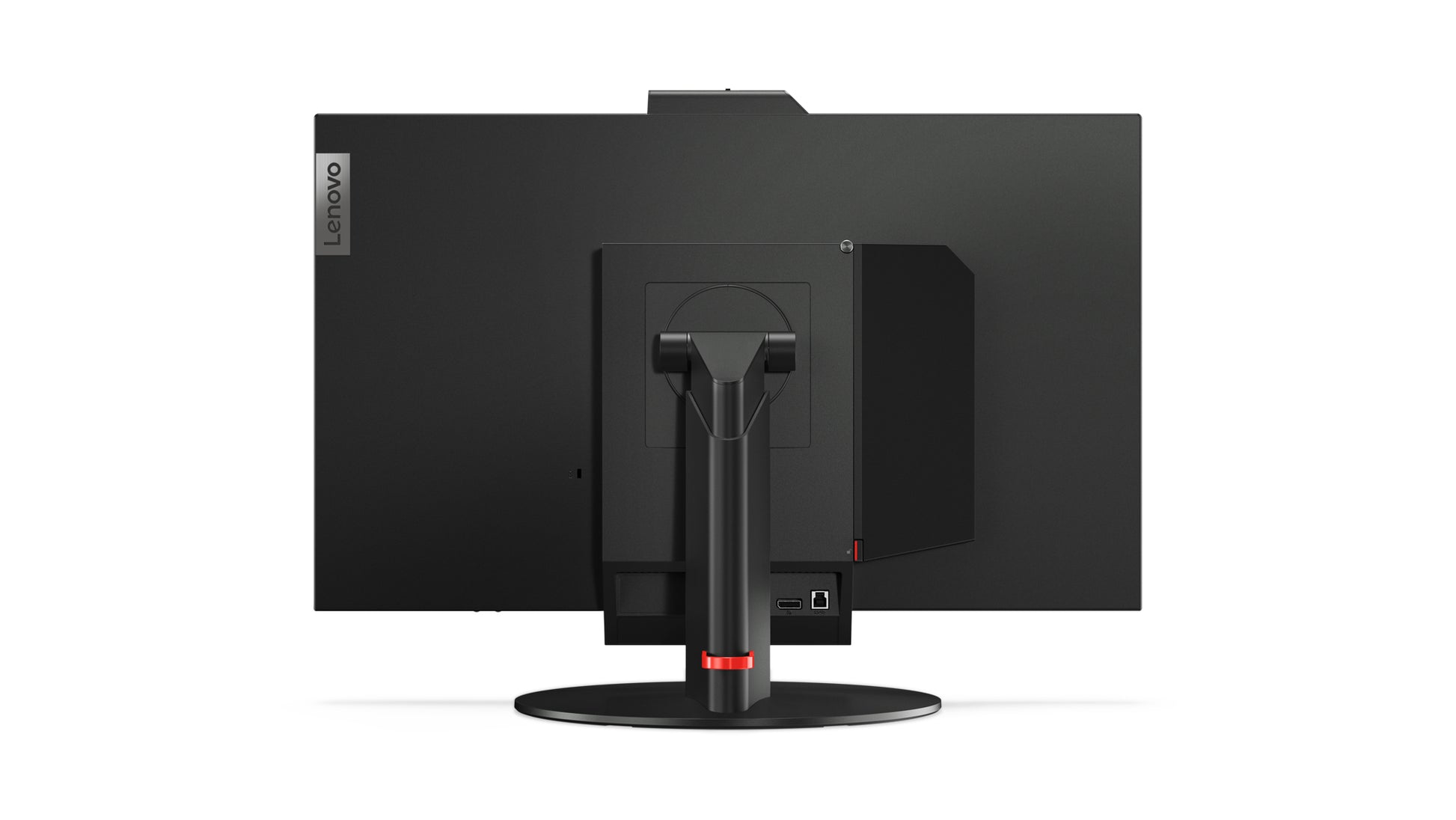 Lenovo ThinkCentre Tiny-In-One 27 – Monitor, 27", 350 cd/m², Webcam, Lautsprecher, VESA 100 × 100, Schwarz